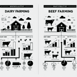 que es más rentable ganado de leche o de carne